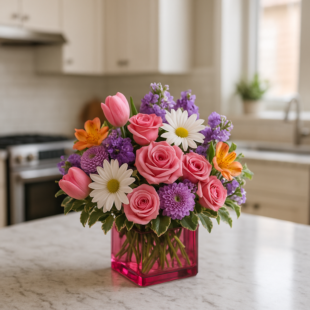 White Sympathy Spray - Funeral Home Arrangement